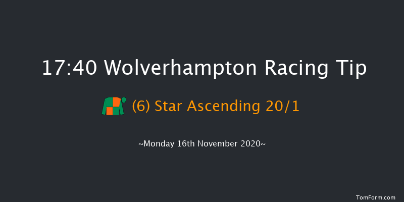 Betway Apprentice Handicap Wolverhampton 17:40 Handicap (Class 6) 12f Sat 14th Nov 2020