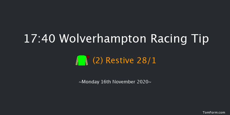 Betway Apprentice Handicap Wolverhampton 17:40 Handicap (Class 6) 12f Sat 14th Nov 2020