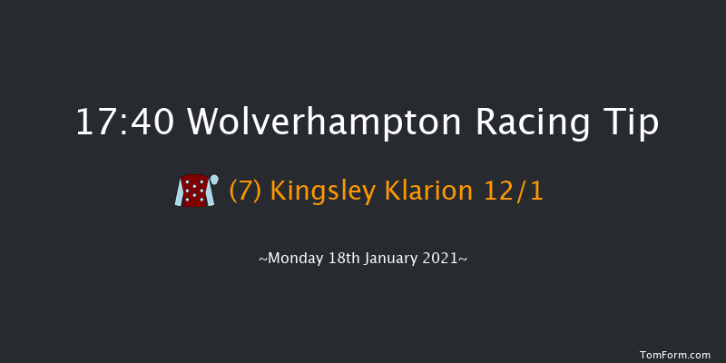 Play 4 To Win At Betway Handicap (Div 2) Wolverhampton 17:40 Handicap (Class 6) 6f Mon 11th Jan 2021