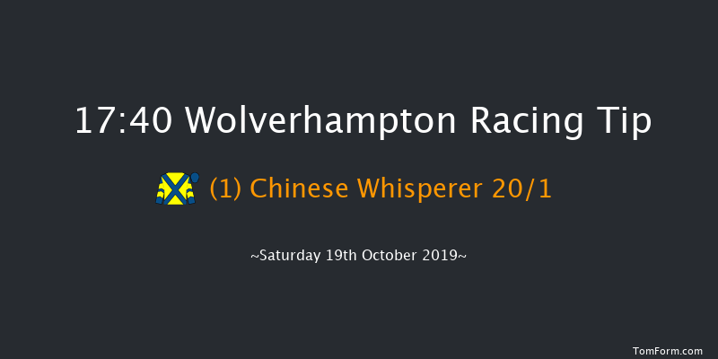 Wolverhampton 17:40 Stakes (Class 5) 9f Fri 18th Oct 2019