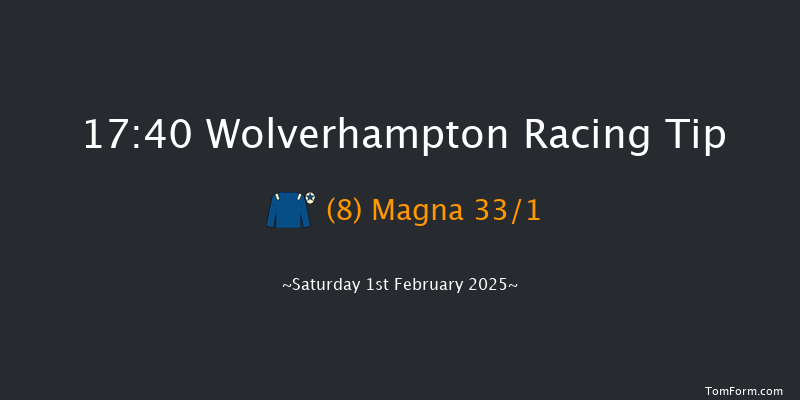 Wolverhampton  17:40 Handicap (Class 6) 9f Tue 28th Jan 2025