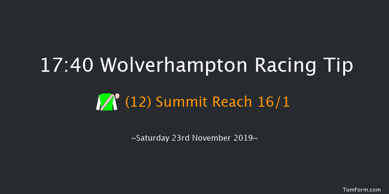 Wolverhampton 17:40 Stakes (Class 5) 9f Mon 18th Nov 2019