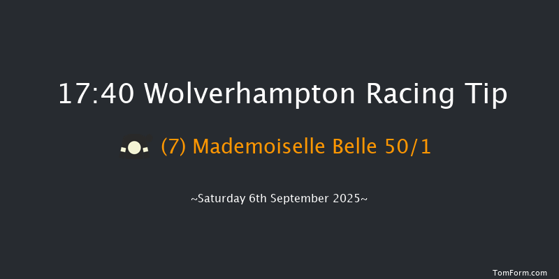 Wolverhampton 17-40 (Class 6) 5f Wed 3rd Sep 2025