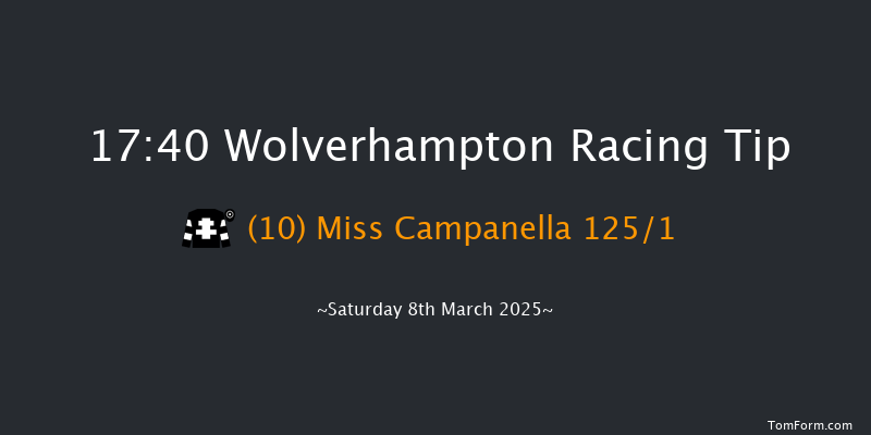 Wolverhampton  17:40 Handicap (Class 6) 5f Mon 3rd Mar 2025