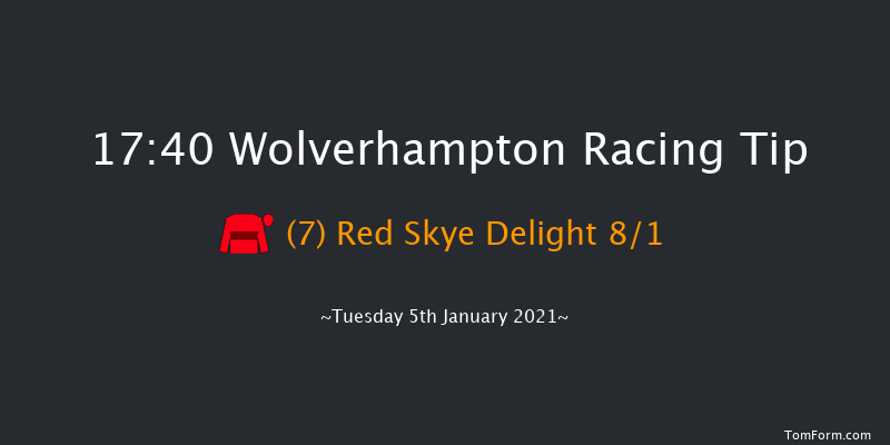 Bombardier British-Hopped Amber Beer Classified Stakes (Div 2) Wolverhampton 17:40 Stakes (Class 6) 7f Mon 4th Jan 2021
