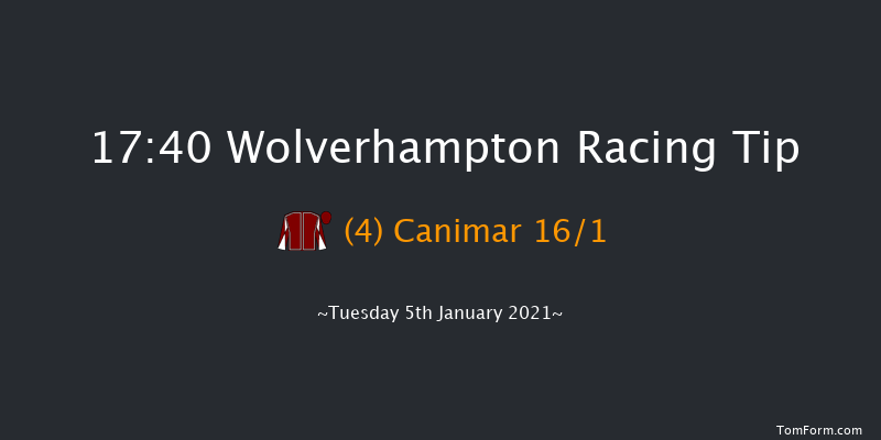 Bombardier British-Hopped Amber Beer Classified Stakes (Div 2) Wolverhampton 17:40 Stakes (Class 6) 7f Mon 4th Jan 2021