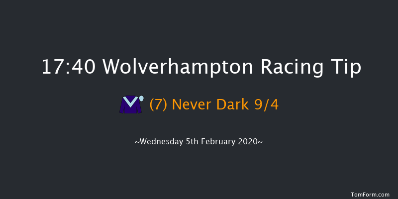 Wolverhampton 17:40 Maiden (Class 5) 6f Mon 3rd Feb 2020