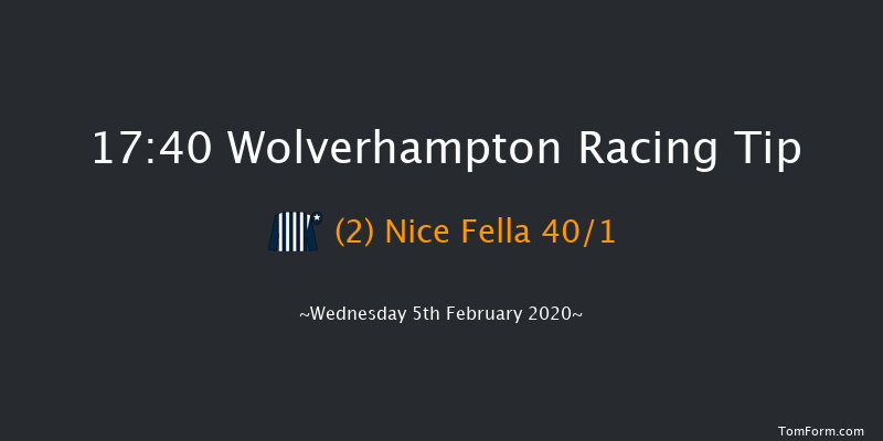 Wolverhampton 17:40 Maiden (Class 5) 6f Mon 3rd Feb 2020