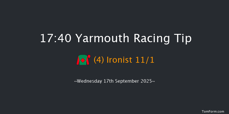 Yarmouth 17-40 (Class 5) 6f Tue 16th Sep 2025