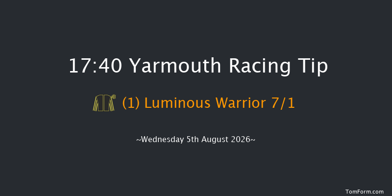 Yarmouth 17-40 (Class 6) 6f Sun 2nd Aug 2026