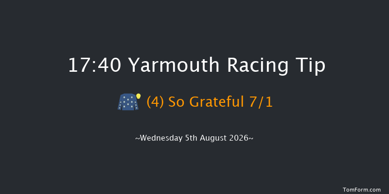 Yarmouth 17-40 (Class 6) 6f Sun 2nd Aug 2026