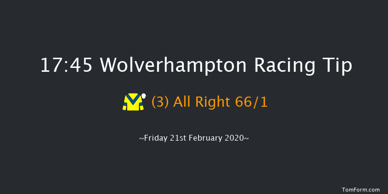 Play 4 To Score At Betway Handicap (Div 2) Wolverhampton 17:45 Handicap (Class 6) 10f Mon 10th Feb 2020