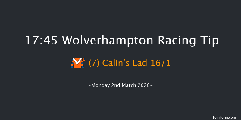 Heed Your Hunch At Betway Handicap Wolverhampton 17:45 Handicap (Class 5) 6f Mon 24th Feb 2020