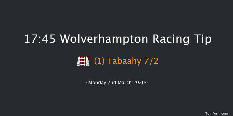 Heed Your Hunch At Betway Handicap Wolverhampton 17:45 Handicap (Class 5) 6f Mon 24th Feb 2020