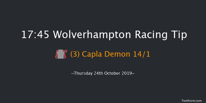 Wolverhampton 17:45 Handicap (Class 6) 5f  (See Speed Six) Wed 23rd Oct 2019