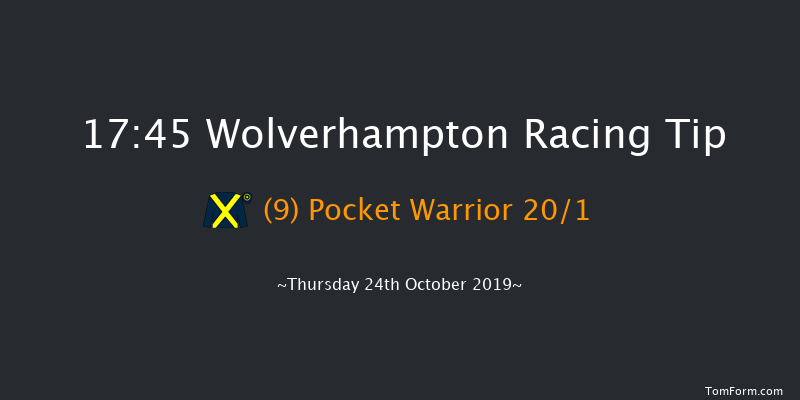 Wolverhampton 17:45 Handicap (Class 6) 5f  (See Speed Six) Wed 23rd Oct 2019