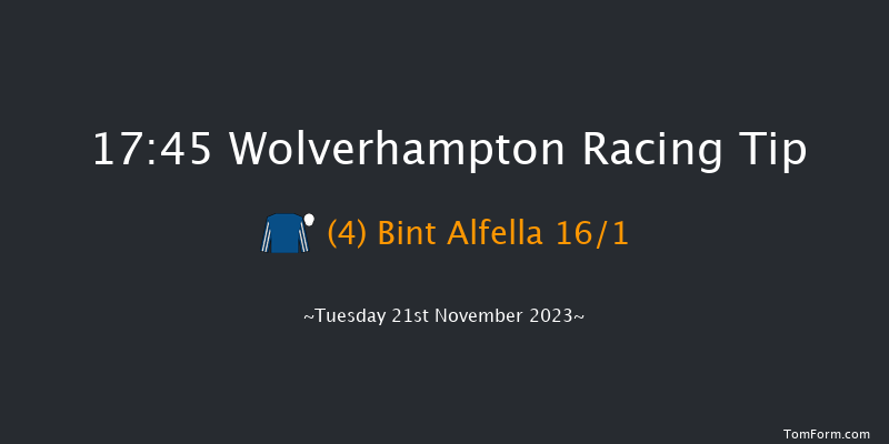 Wolverhampton 17:45 Maiden (Class 5) 5f Sat 18th Nov 2023