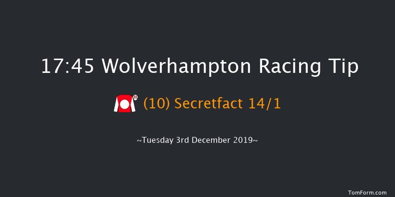 Wolverhampton 17:45 Handicap (Class 4) 5f Mon 2nd Dec 2019