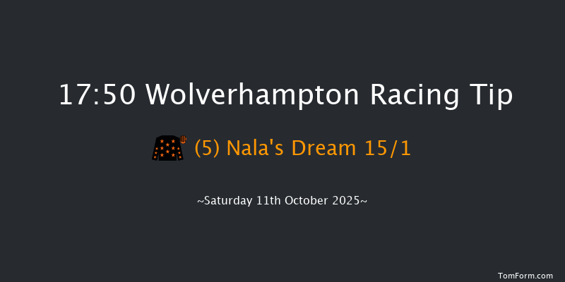 Wolverhampton 17-50 (Class 5) 6f Mon 6th Oct 2025