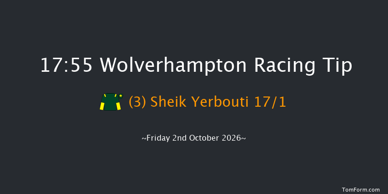 Wolverhampton 17-55 (Class 6) 5f Tue 29th Sep 2026