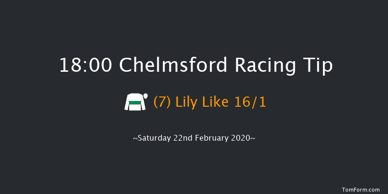 Good Friday Spring Country Fair Fillies' Novice Stakes Chelmsford 18:00 Stakes (Class 5) 7f Thu 20th Feb 2020