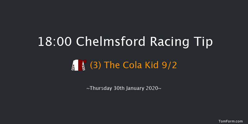 Chelmsford 18:00 Stakes (Class 4) 6f Sat 18th Jan 2020