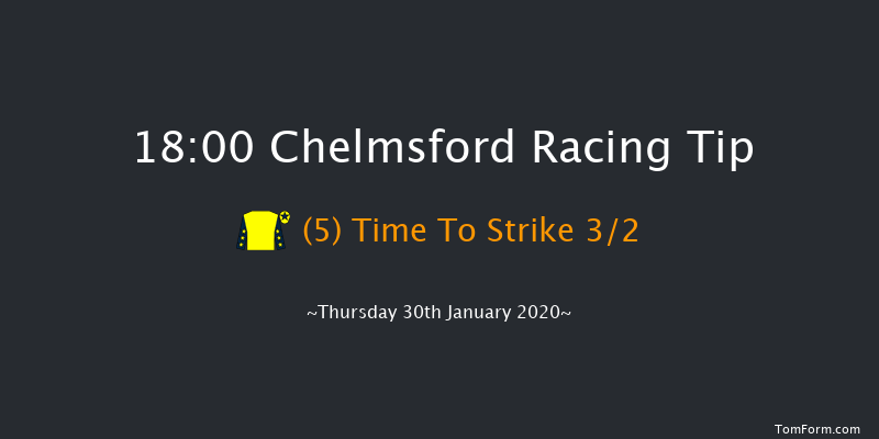 Chelmsford 18:00 Stakes (Class 4) 6f Sat 18th Jan 2020