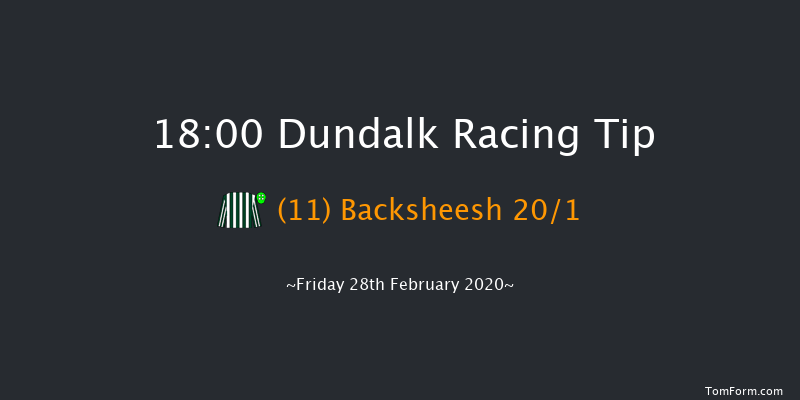 Craic At The Track 13th & 14th March (Q.R.) Handicap Dundalk 18:00 Handicap 16f Fri 21st Feb 2020