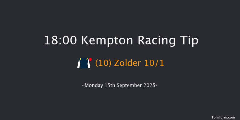 Kempton 18-00 (Class 5) 8f Sat 6th Sep 2025