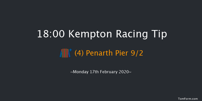 Bet At racingtv.com Handicap (Div 2) Kempton 18:00 Handicap (Class 6) 7f Sun 16th Feb 2020