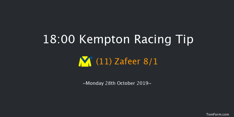 Kempton 18:00 Maiden (Class 5) 8f Wed 23rd Oct 2019