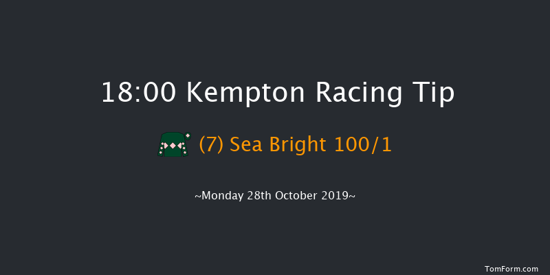 Kempton 18:00 Maiden (Class 5) 8f Wed 23rd Oct 2019