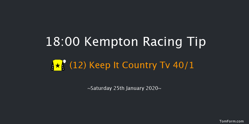 Kempton 18:00 Handicap (Class 6) 10f Wed 22nd Jan 2020