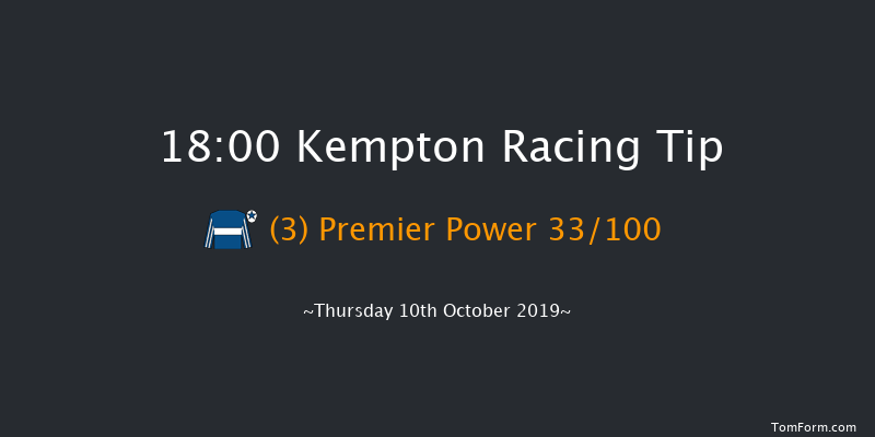 Kempton 18:00 Stakes (Class 5) 6f Wed 9th Oct 2019