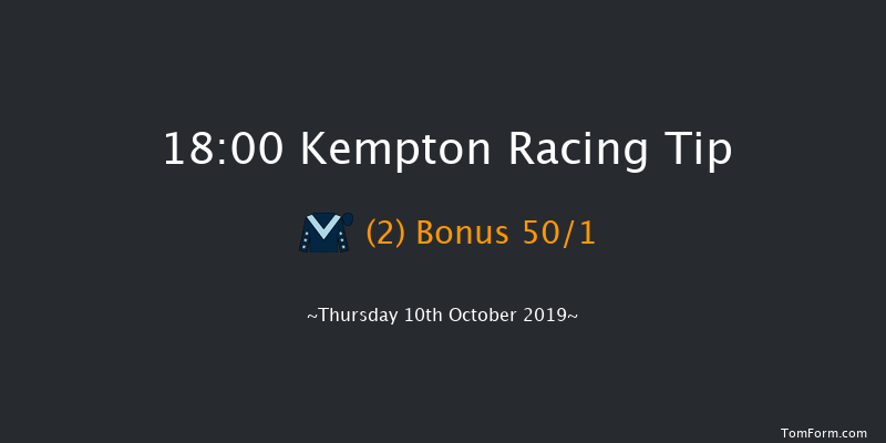 Kempton 18:00 Stakes (Class 5) 6f Wed 9th Oct 2019