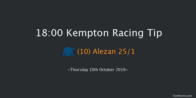 Kempton 18:00 Stakes (Class 5) 6f Wed 9th Oct 2019