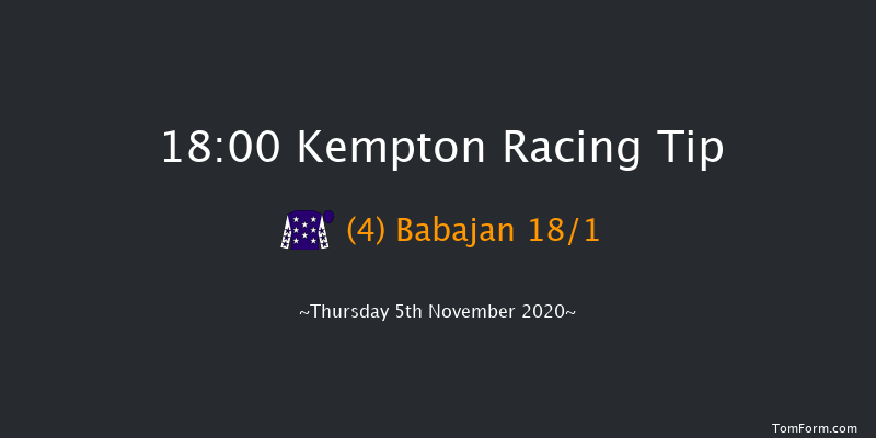 Unibet Extra Place Offers Every Day Nursery Kempton 18:00 Handicap (Class 5) 8f Wed 4th Nov 2020