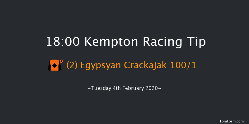 Kempton 18:00 Stakes (Class 5) 8f Sat 1st Feb 2020