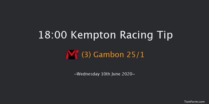 Unibet Money Back Free Bet If Second Handicap Kempton 18:00 Handicap (Class 4) 7f Wed 3rd Jun 2020