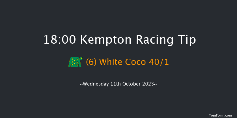 Kempton 18:00 Maiden (Class 5) 8f Wed 4th Oct 2023