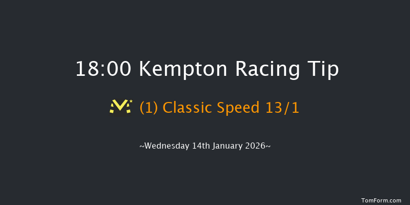 Kempton 18-00 (Class 6) 8f Sat 10th Jan 2026
