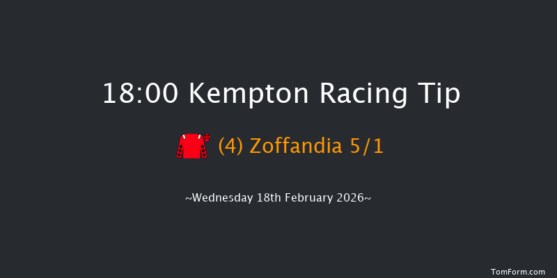 Kempton 18-00 (Class 5) 8f Wed 11th Feb 2026