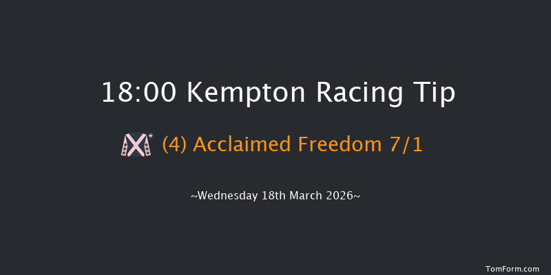 Kempton 18-00 (Class 5) 7f Sat 14th Mar 2026