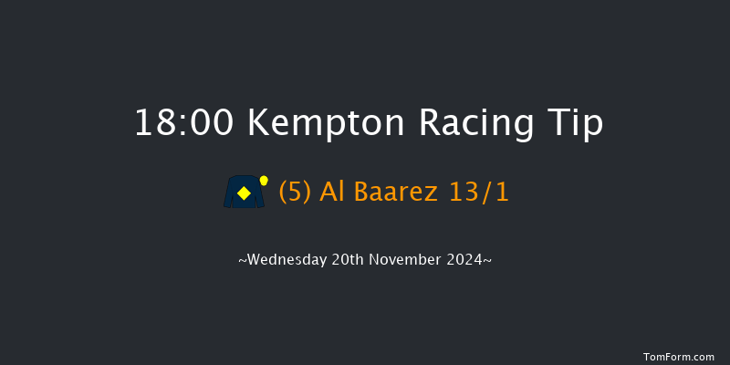 Kempton  18:00 Stakes (Class 5) 6f Mon 11th Nov 2024