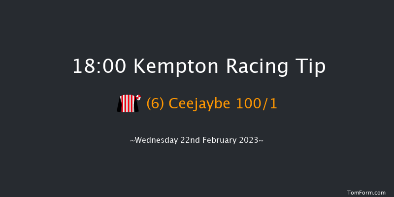 Kempton 18:00 Stakes (Class 5) 8f Wed 15th Feb 2023