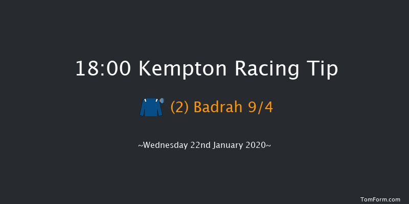 Kempton 18:00 Maiden (Class 5) 7f Mon 20th Jan 2020