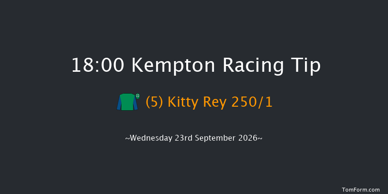 Kempton 18-00 (Class 4) 6f Mon 14th Sep 2026