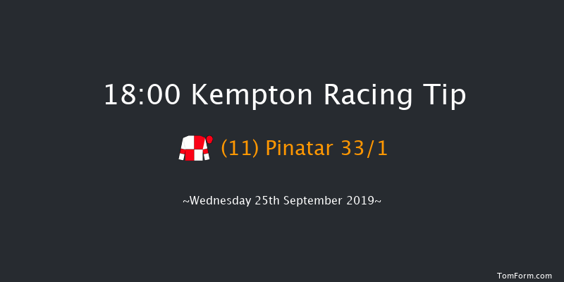 Kempton 18:00 Stakes (Class 4) 7f Mon 23rd Sep 2019