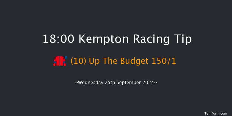 Kempton  18:00 Stakes (Class 4) 6f Fri 20th Sep 2024