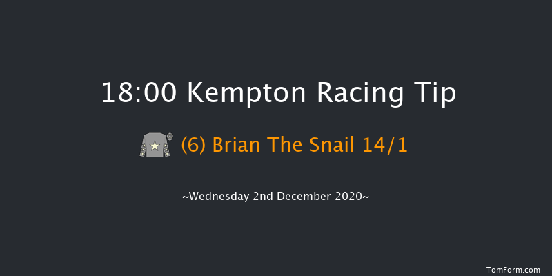 Unibet 3 Uniboosts A Day Handicap Kempton 18:00 Handicap (Class 2) 6f Mon 30th Nov 2020
